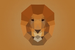 lion low poly